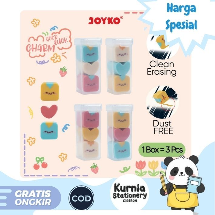 

Joyko Penghapus Eraser ER-134 Charming Good Luck (Satuan)