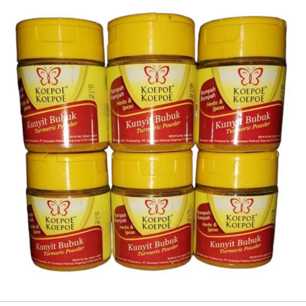 

Koepoe Koepoe Kunyit Bubuk 25gr (1 pack isi 6 pcs)