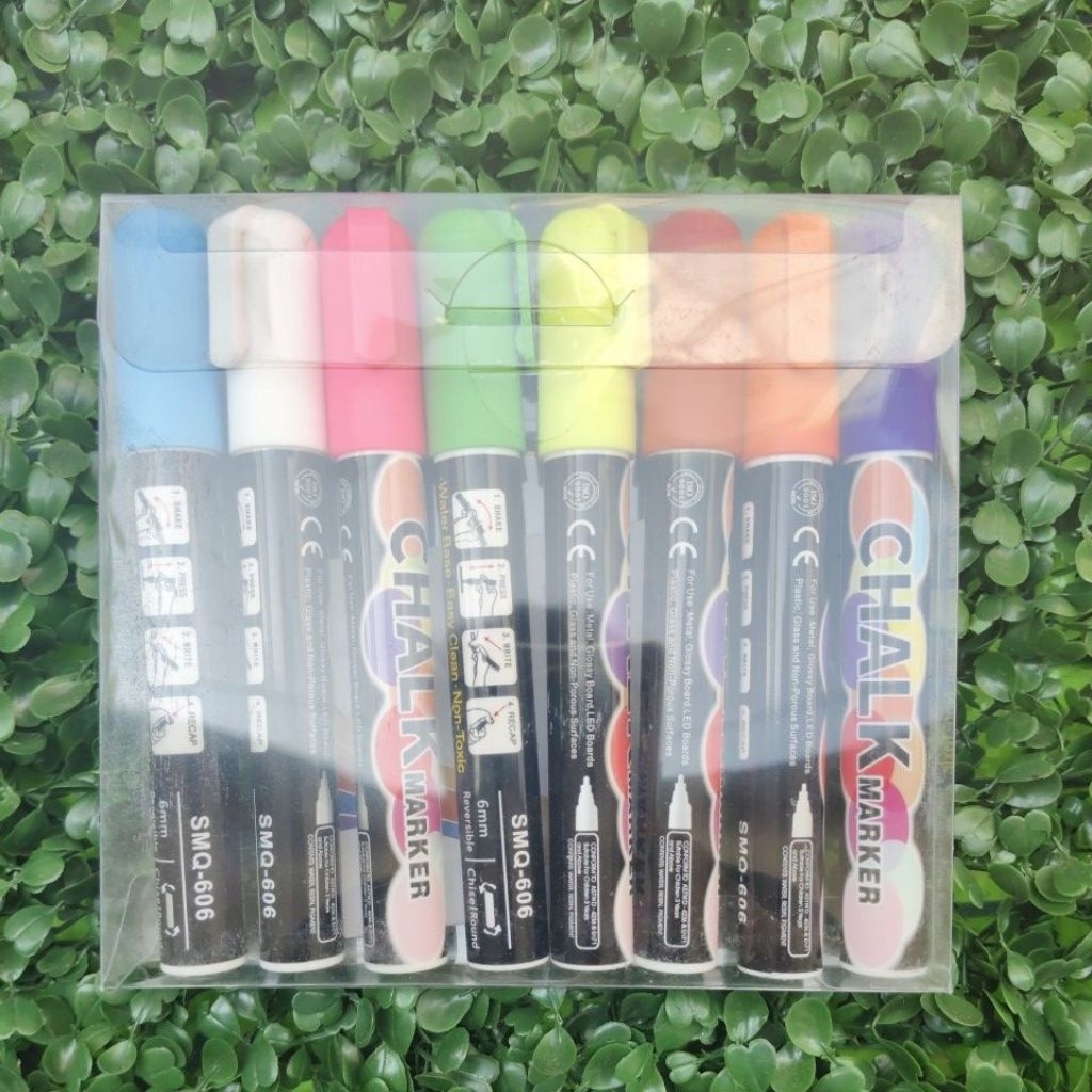 chalk marker / spidol kaligrafi/kapur cair anak, spidol papan tulis