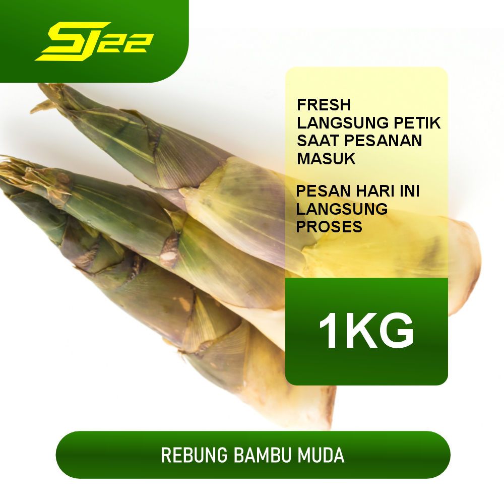 rebung bambu petung/rebung sayur/1kg