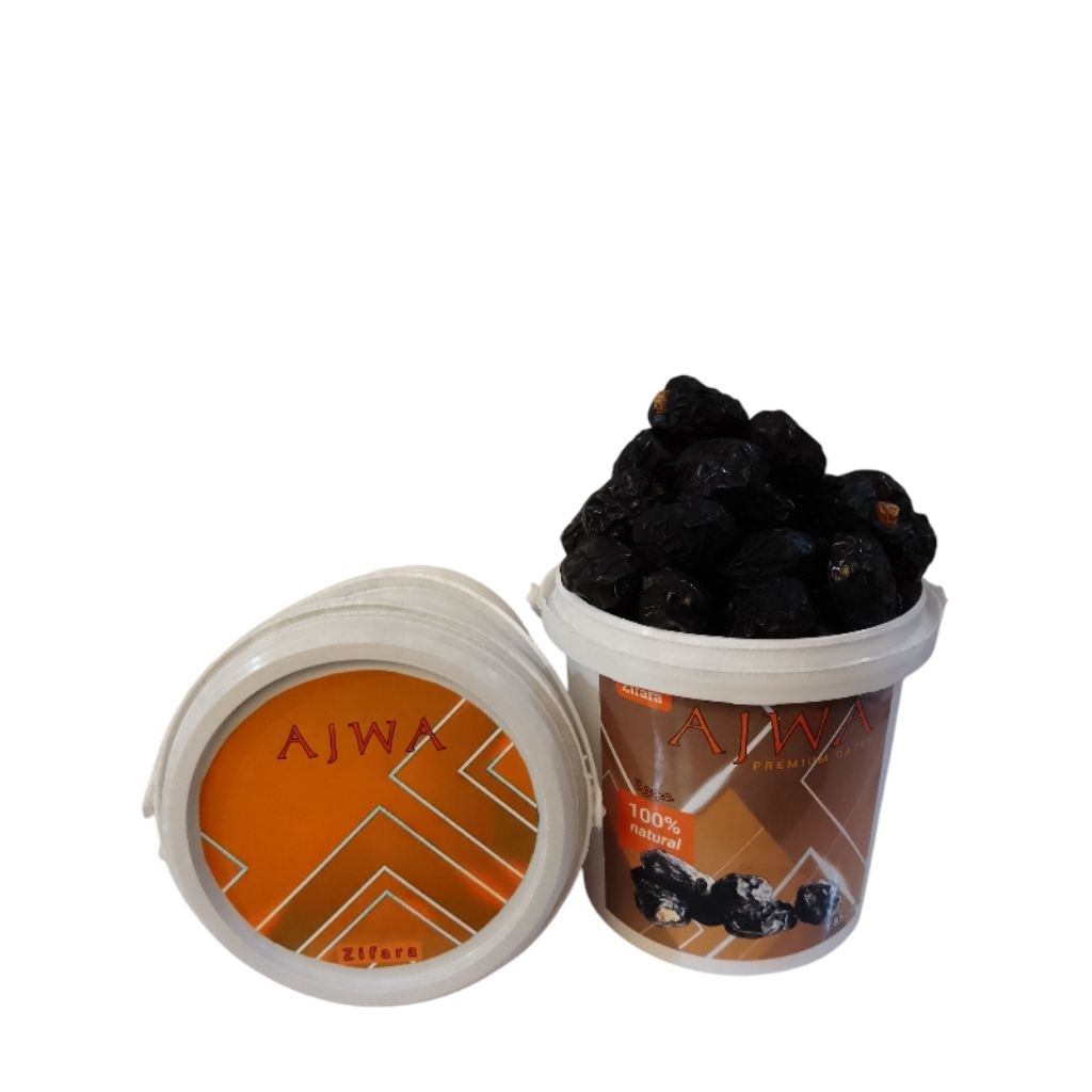 

Kurma Ajwa Ember Zifara 850 gr Kurma Nabi Premium Dates