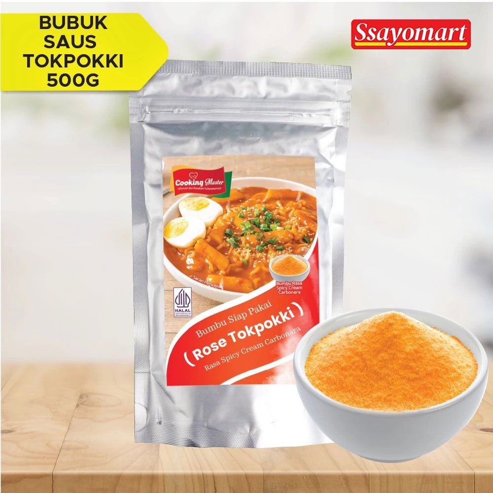 

Bubuk Saus Tokpokki \ Rose Tteokbokki \ Spicy Cream Carbonara Tteokbokki 500G