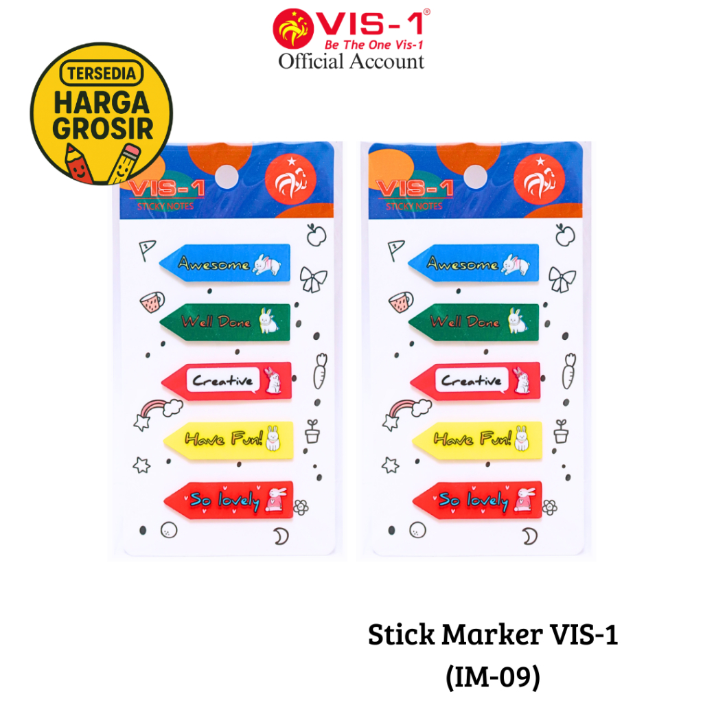

VIS-1 Index Memo / Sticky Marker IM-09 VIS-1
