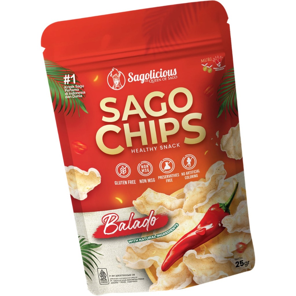 

Sagolicious Sago Chip - Balado