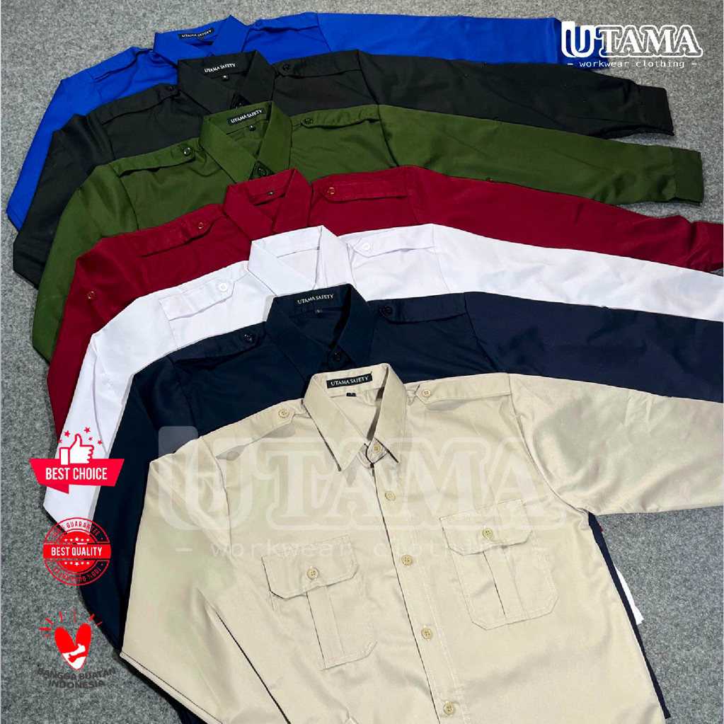 Kemeja PDL - Seragam Kerja PDL - Seragam PDL - Kemeja Panjang PDL