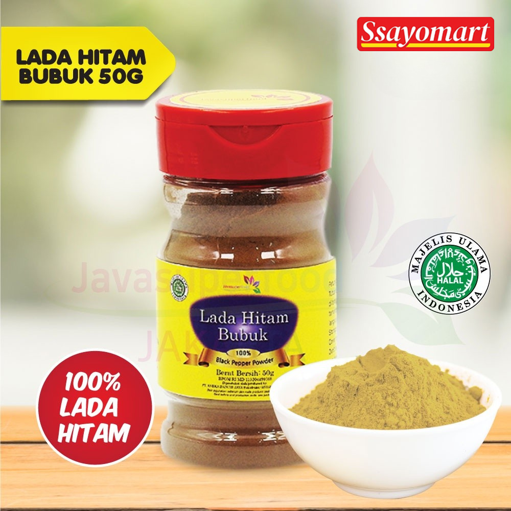 

LADA HITAM BUBUK / BLACK PEPPER POWDER BOTTLE 50g