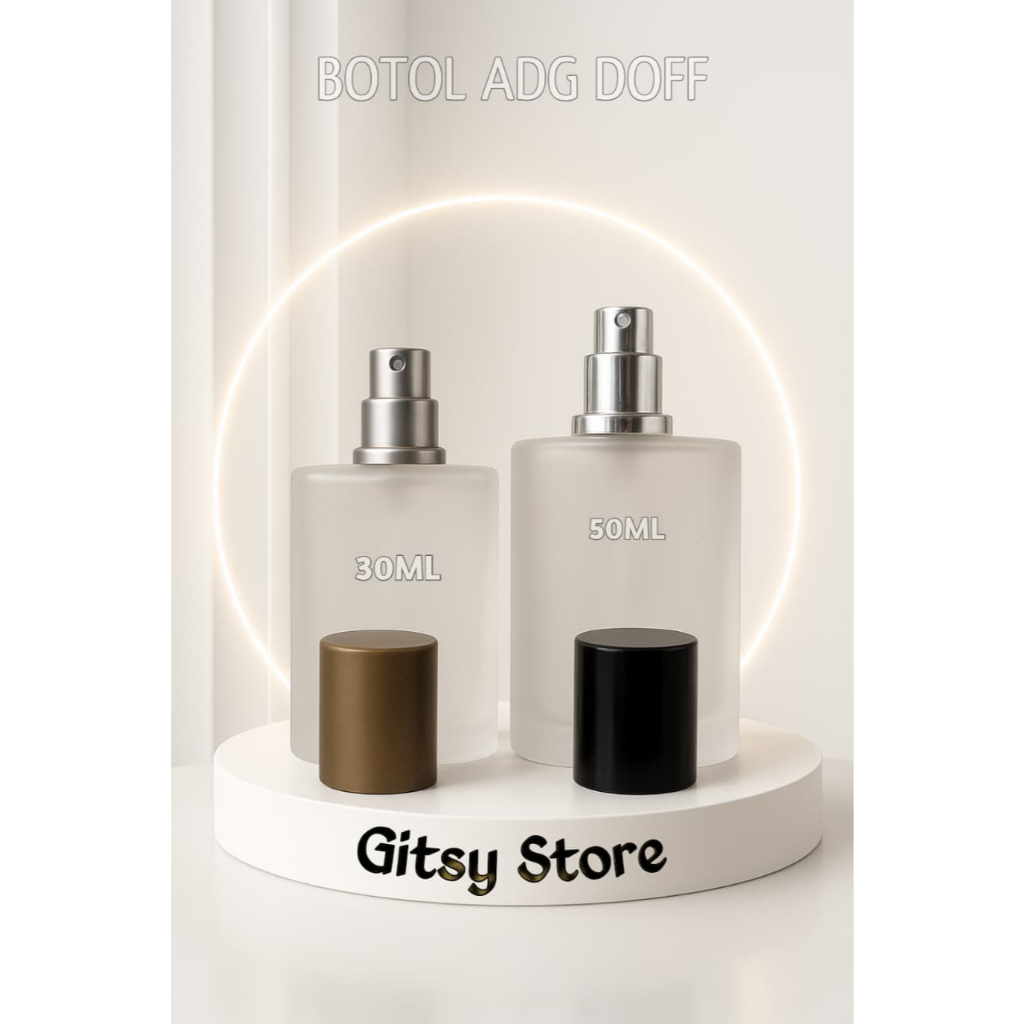 Botol parfum kosong ADG doff 30ml dan 50ml drat/ulir