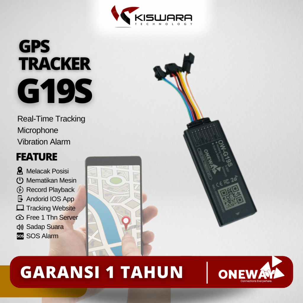 OneWay GPS Tracker OW-G19S [2G]kiswarabandung