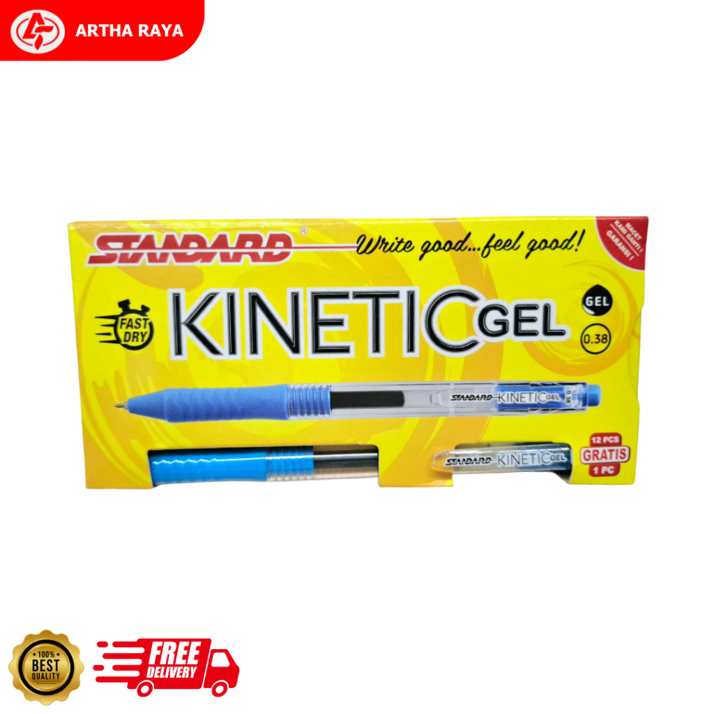 

Pena KINETIC GEL Hitam Standard 0.38 [12 PCS]