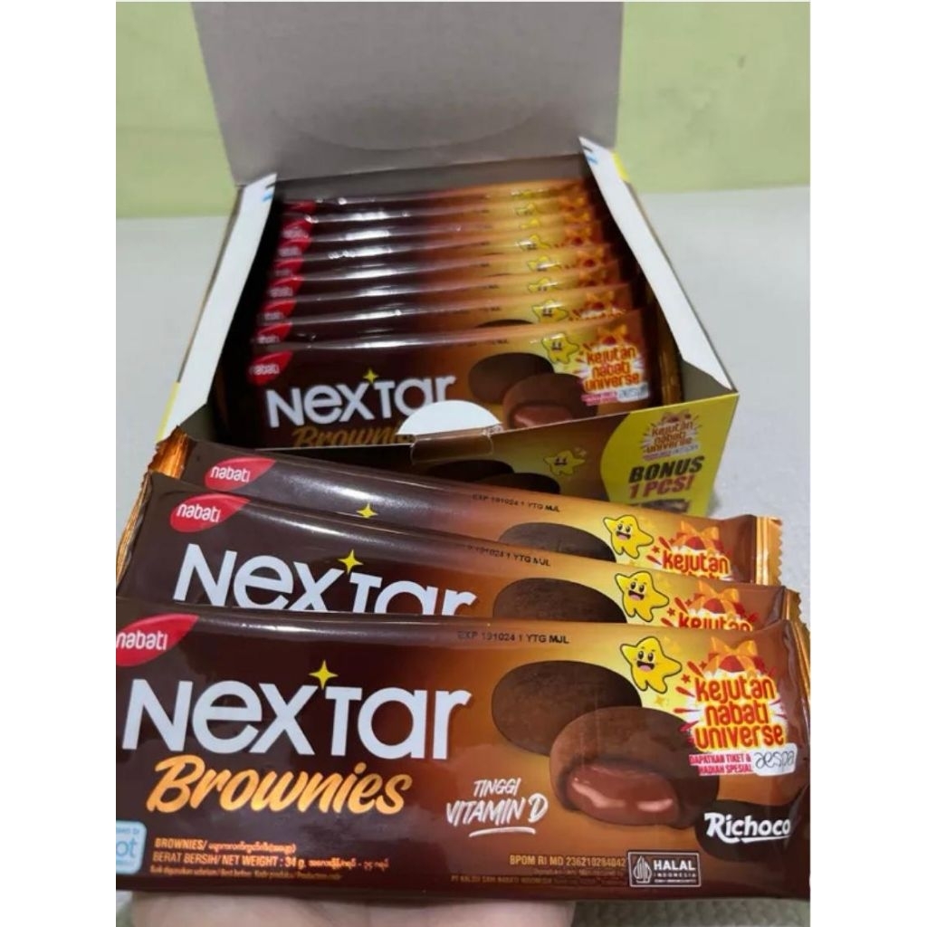 

Nextar Brownies Nastar Cokelat/Nanas/blueberry 1box