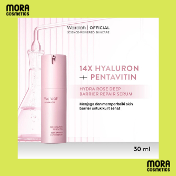 Wardah Hydra Rose 14X Hyaluronic Pentavitin Deep Barrier Repair Serum