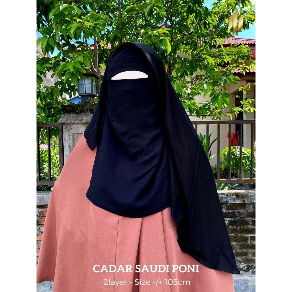 Cadar  poni layer ori Saudi/niqab poni arab