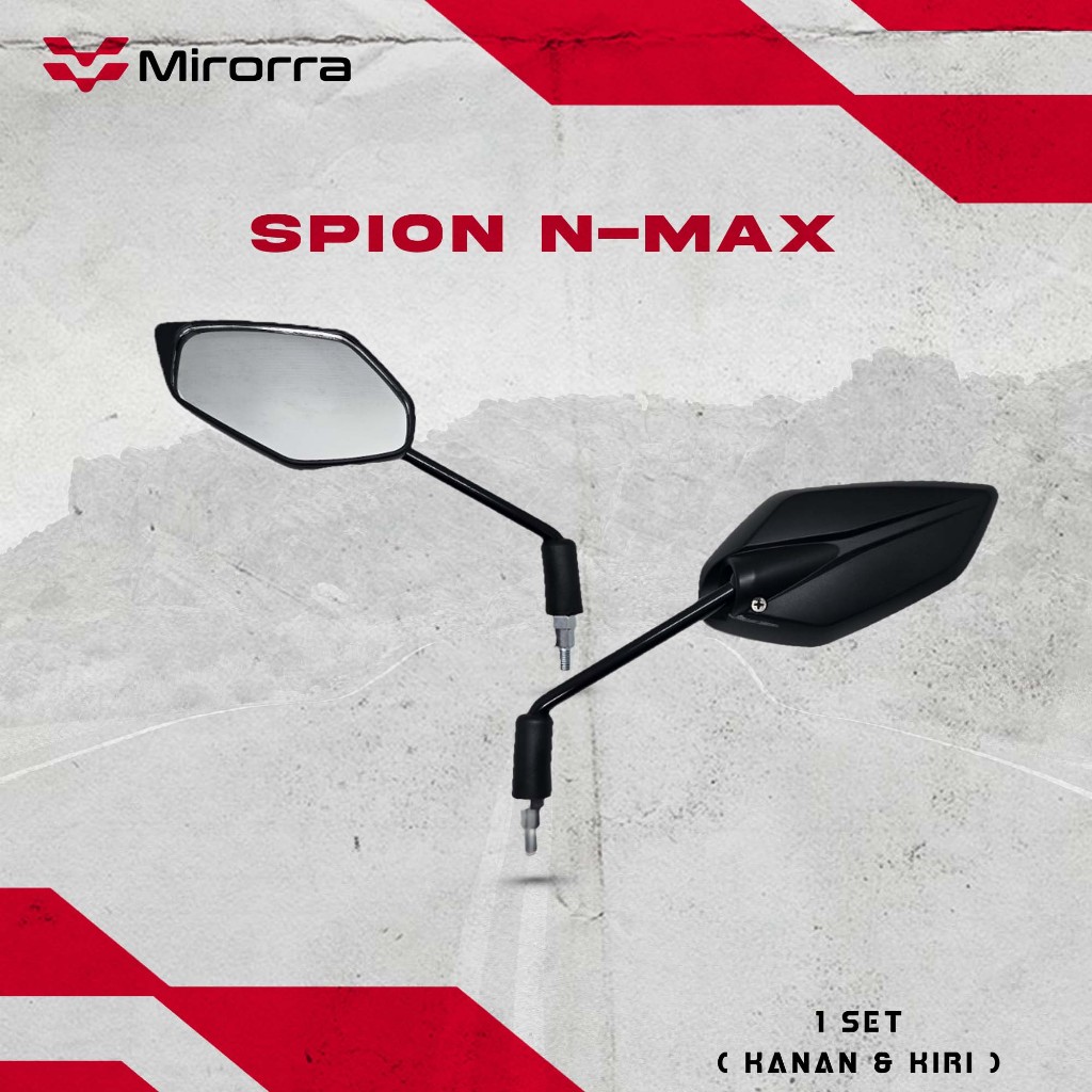 Kaca Spion Nmax Aerox 155 Model Standar OEM EMGI Spion Motor Yamaha Kanan Kiri