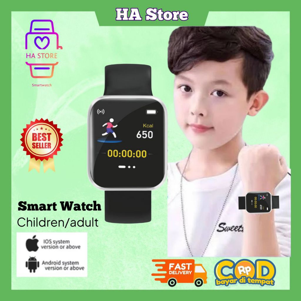 Jam Tangan HP Pintar Smartwatch Anak Laki Laki dan Perempuan