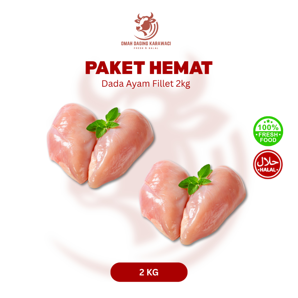 Paket Hemat - Dada Ayam Fillet 2kg Tangerang