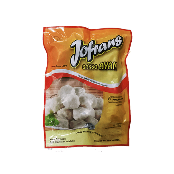 

Jofrans Bakso Ayam 200gr