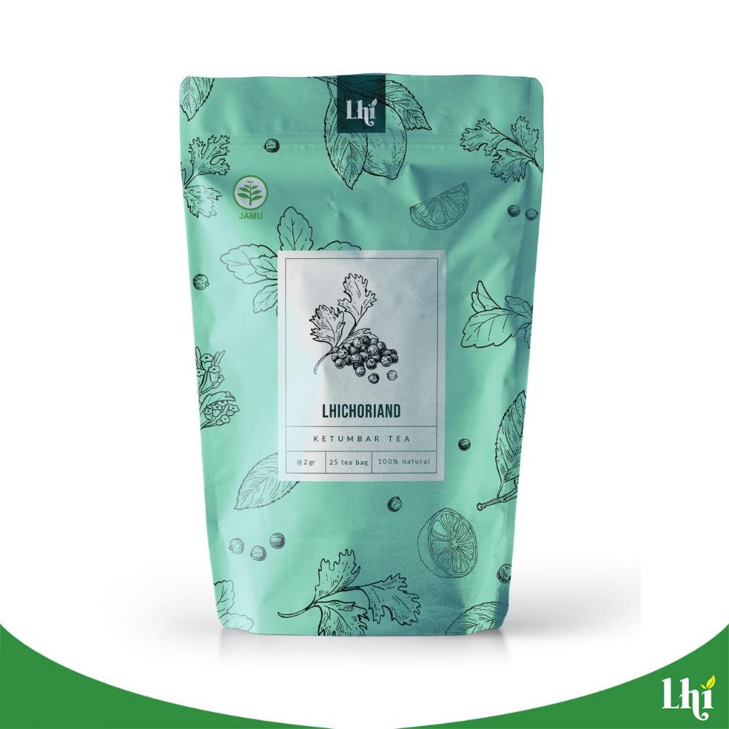 

Teh untuk Mengatasi Mual Kembung Maag Lambung Lhichoriand Liza Herbal isi 25 tea bags