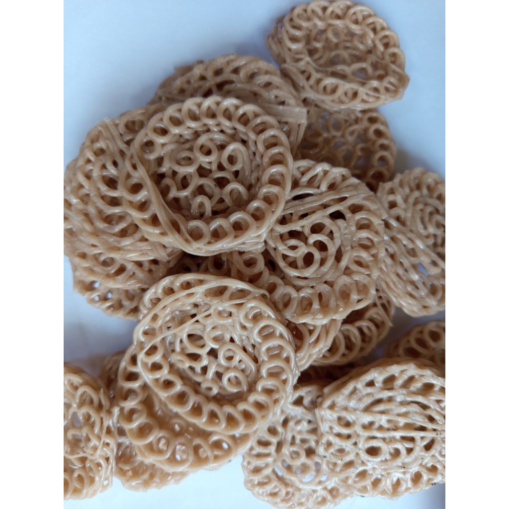 

Kerupuk Mawar Mentah Bentuk Bunga