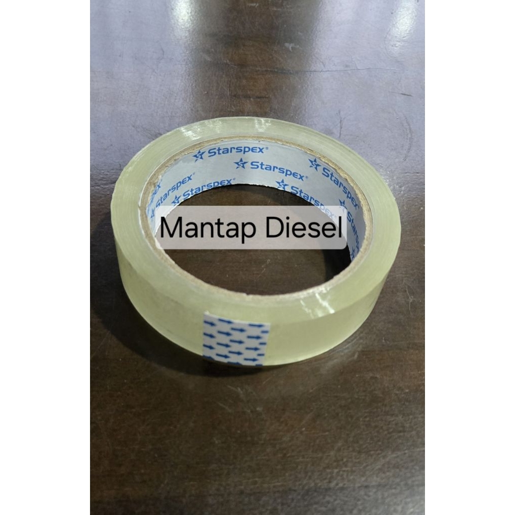

[ GROSIR ] LAKBAN / SELOTIP / SELASIBAN BENING STARSPEX 24 mm ( 1" INCH ) X 72 YARD ( PCS )