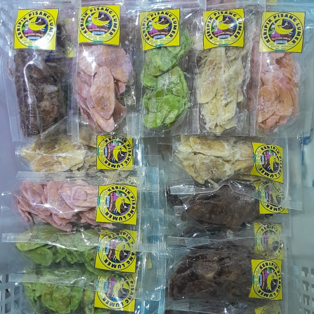 

Keripik Pisang Lumer 6 Varian Rasa 39 gram