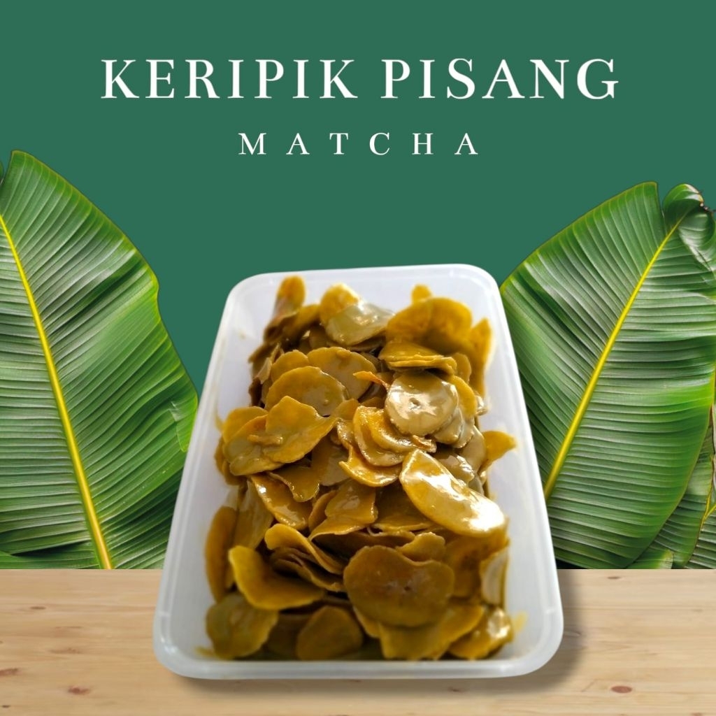 

Keripik Pisang Matcha Premium 277gr – Box 500ml | Free Sumpit