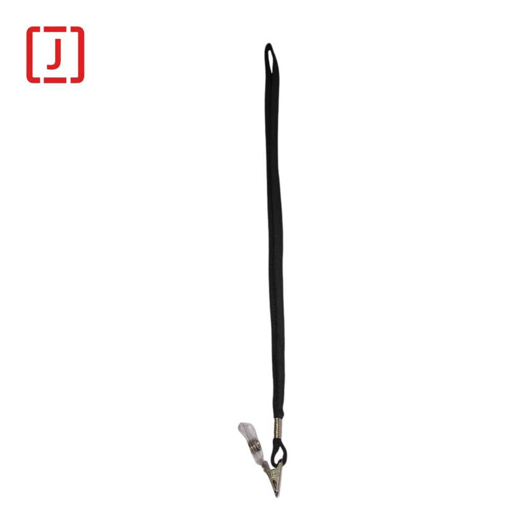 

Tali Gantungan ID Card Jepit - Hitam