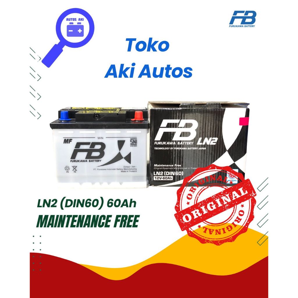 Aki Furukawa Maintenance Free LN2 (DIN60) 12V / 60Ah