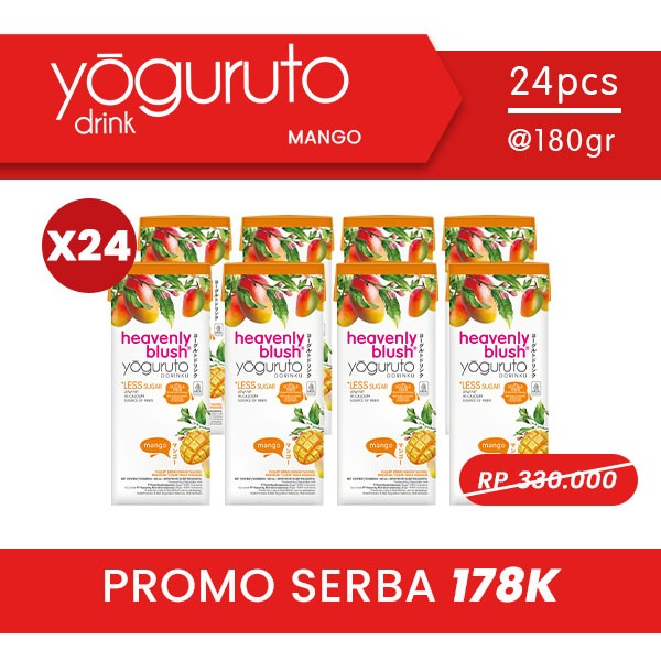 

Yogurt Heavenly Blush Yoguruto Mango [24Px180ml]