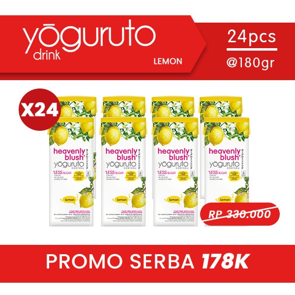 

Yogurt Heavenly Blush Yoguruto Lemon [24Px180ml]
