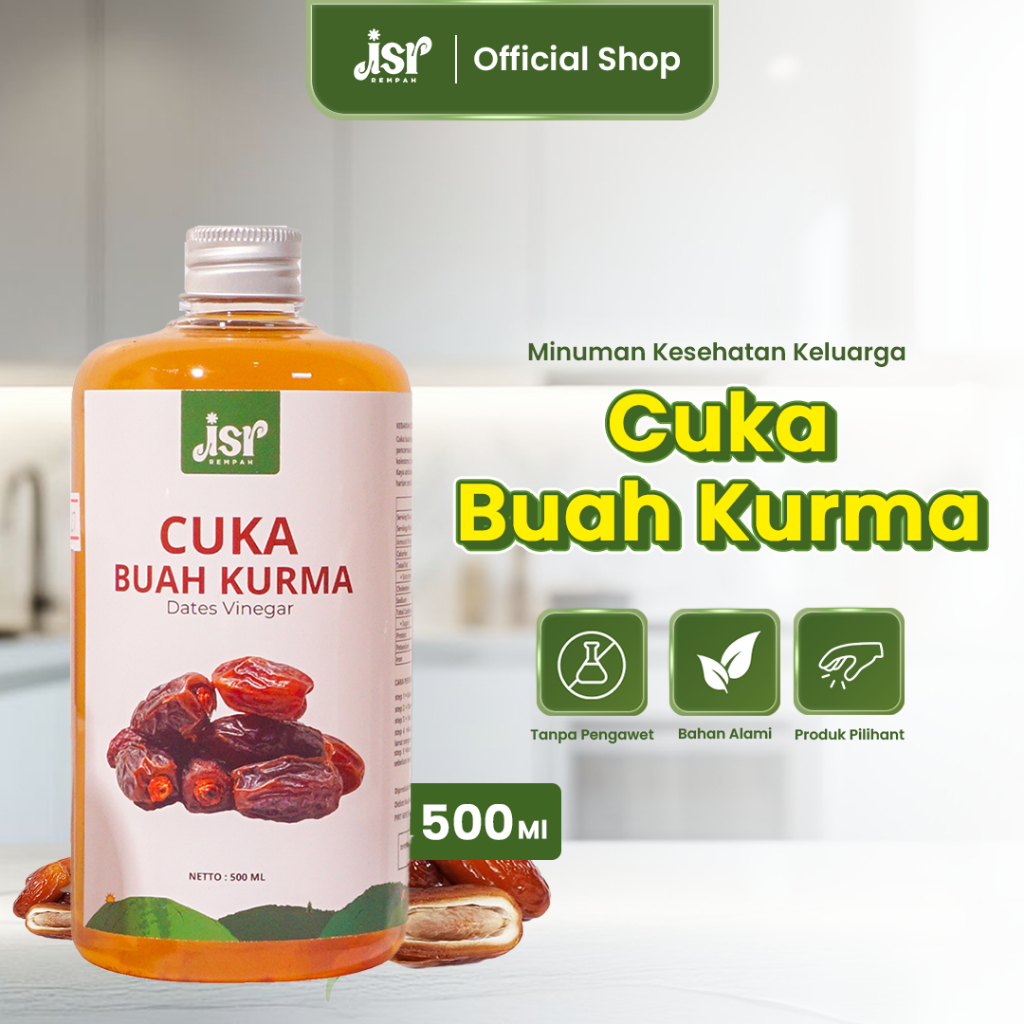 

JSR Rempah Cuka Kurma With Mother Asli Original Untuk Diabetes 500ml