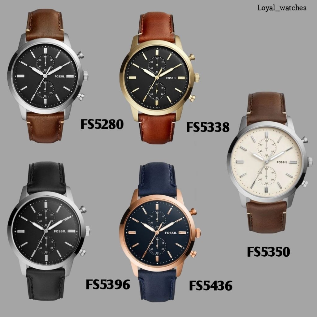 JAM TANGAN PRIA LEATHER TYPE FS5280, FS5338, FS5359, FS5396, FS5436