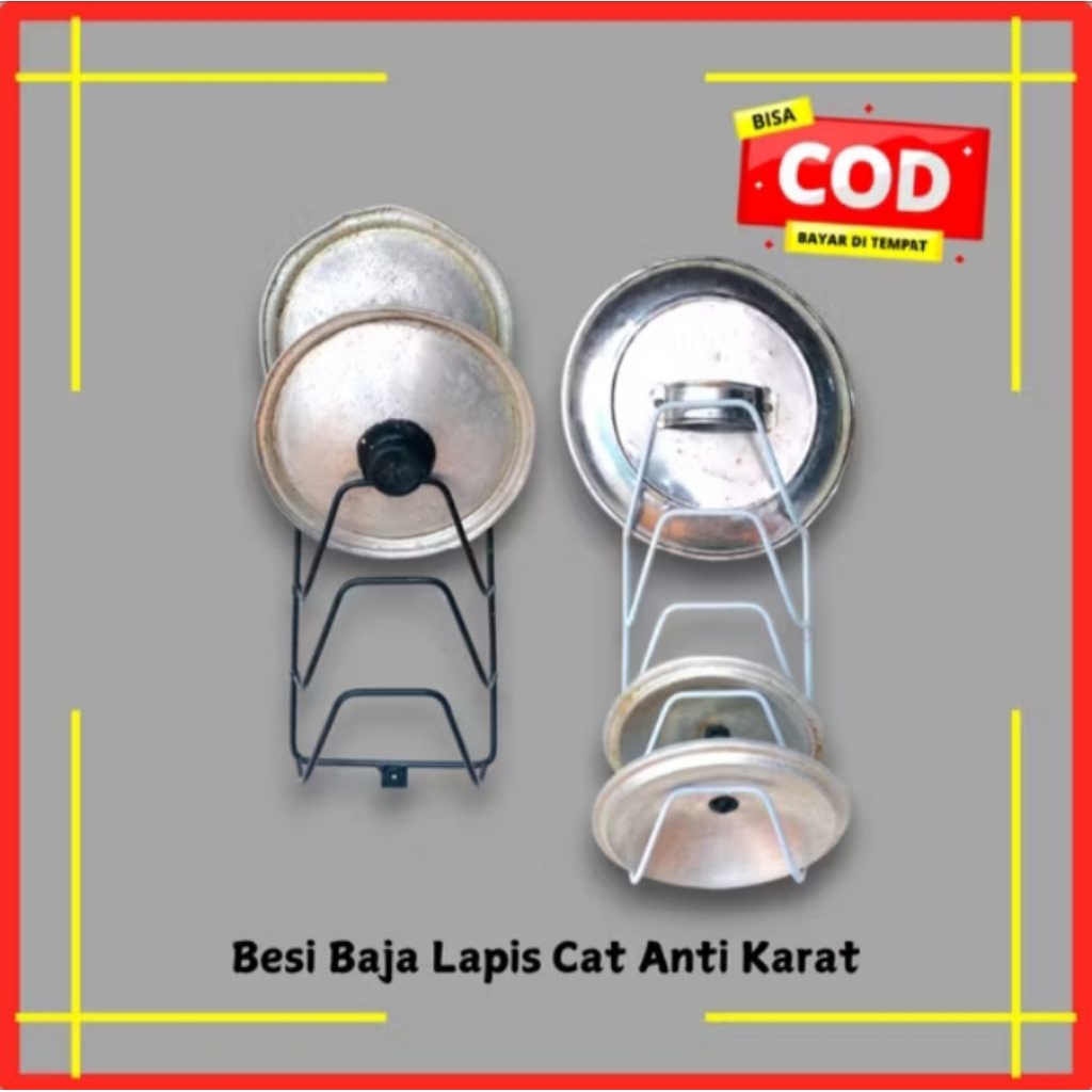 RAK TUTUP PANCI / RAK GANTUNGAN PANCI / GANTUNGAN TUTUP PANCI DAPUR BERKUALITAS