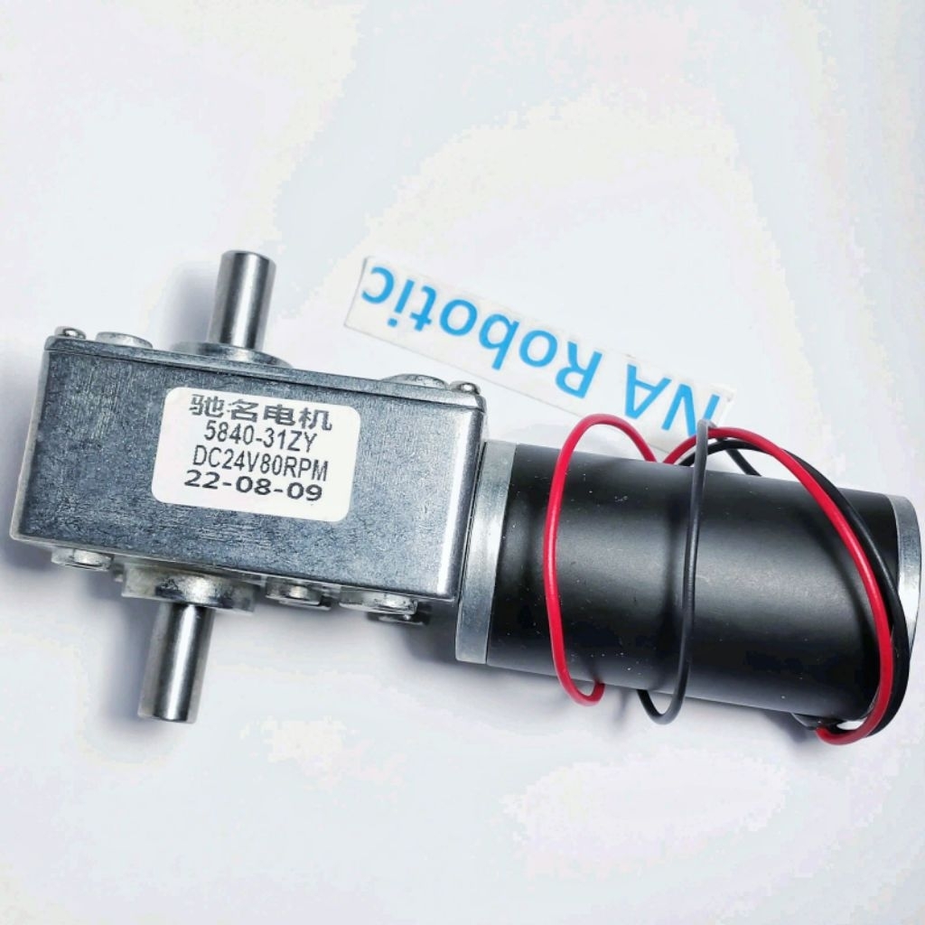Motor DC 31ZY 24V 80RPM Dual Shaft