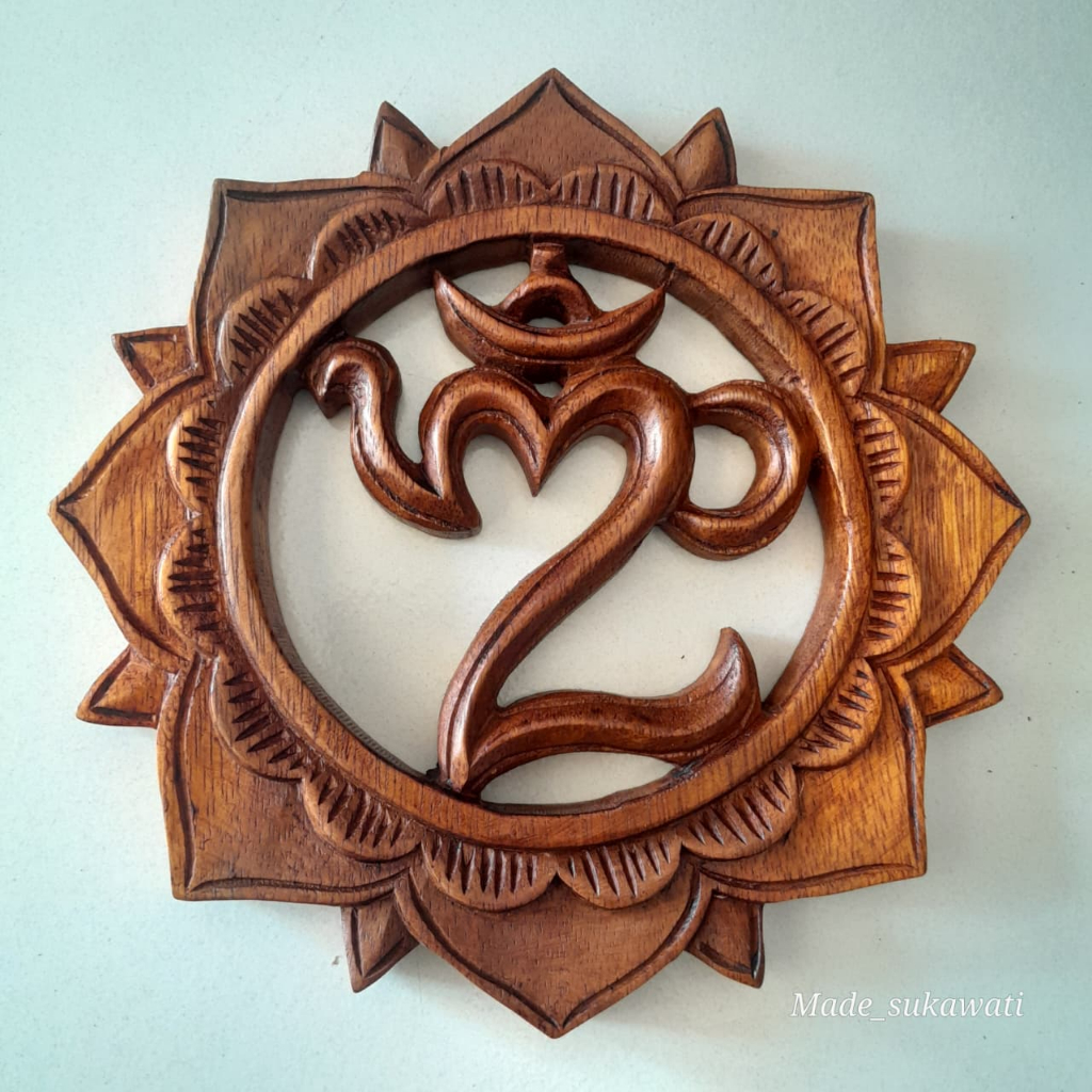 Dekorasi Dinding Omkara dan Ongkara - Pajangan Omkara - Hiasan Dinding Omkara dan Ongkara - Dekorasi