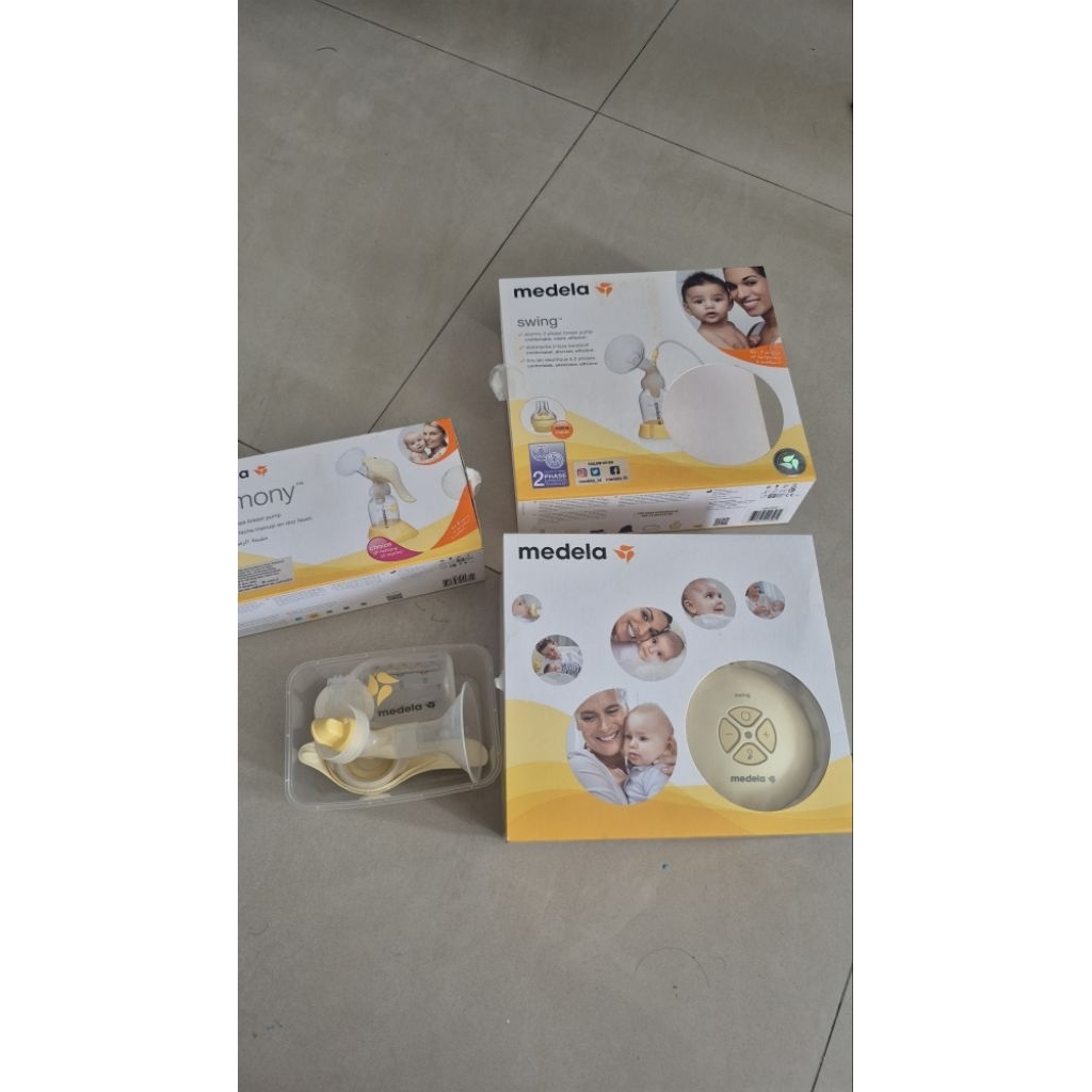 medela swing single pump / medela harmony preloved bekas. pompa asi