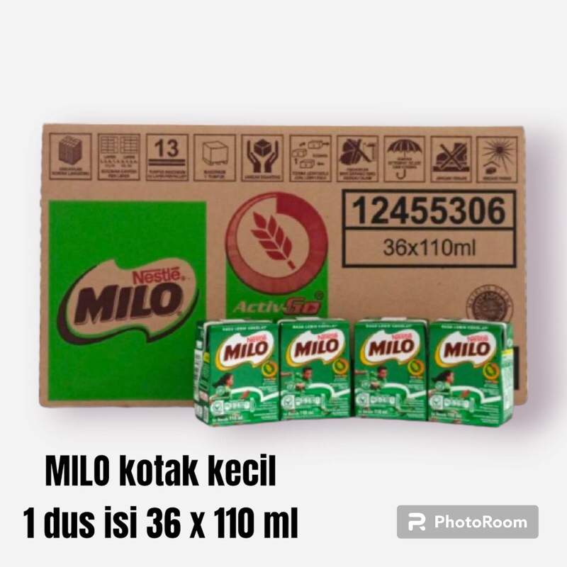 

D11 MILO ACTIVE GO KOTAK / Susu Milo 1 DUS/36's