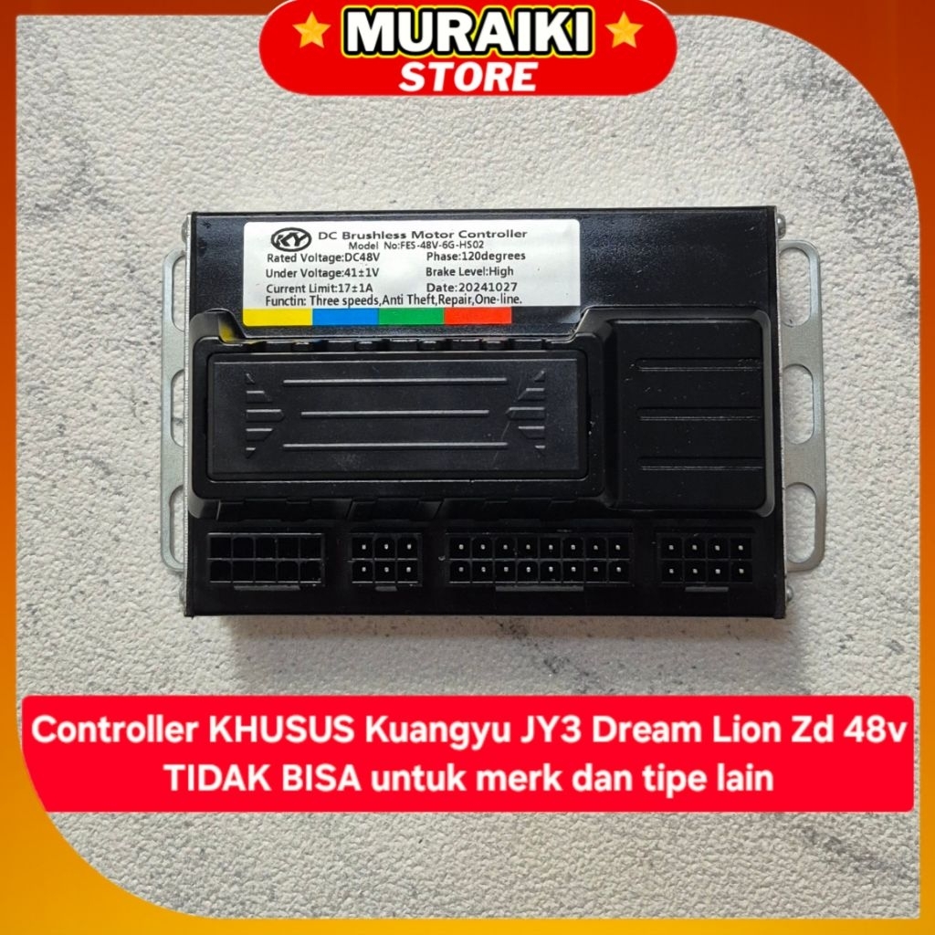 Termurah Controller Sepeda Listrik Kuangyu KHUSUS TIPE JY3 Dream Lion Rainbow Zd 48v Original