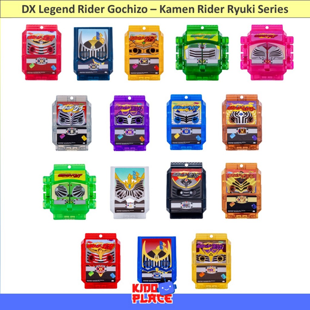 Kamen Rider Gavv DX series - DX Legend Rider Gochizo Kamen Rider Ryuki Series