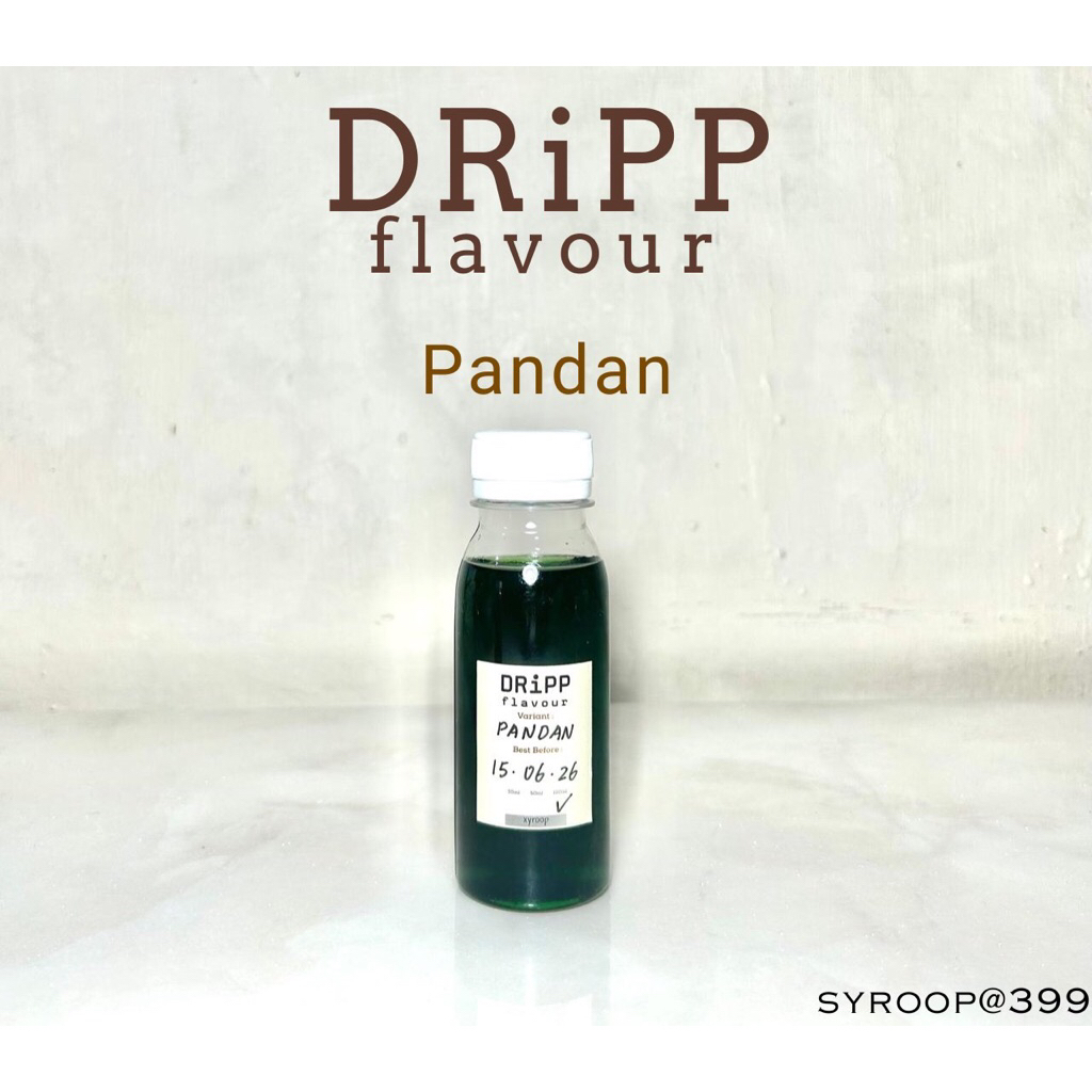 

Dripp Pandan Syrup Repack Original 30ml 50ml 100ml