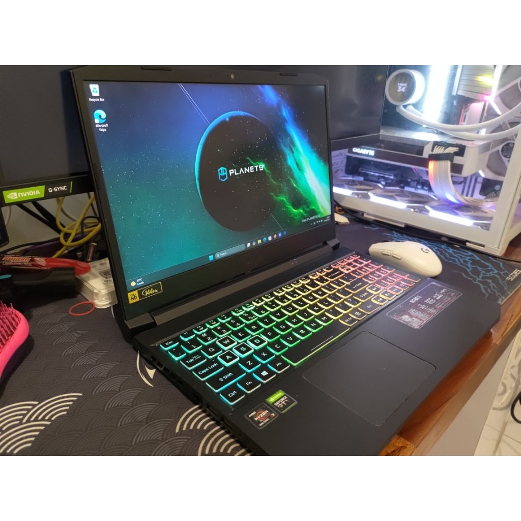 Laptop Gaming ACER NITRO 5 AN515-45 Ryzen 7 5800H RTX 3060 RAM 16 SSD 512GB