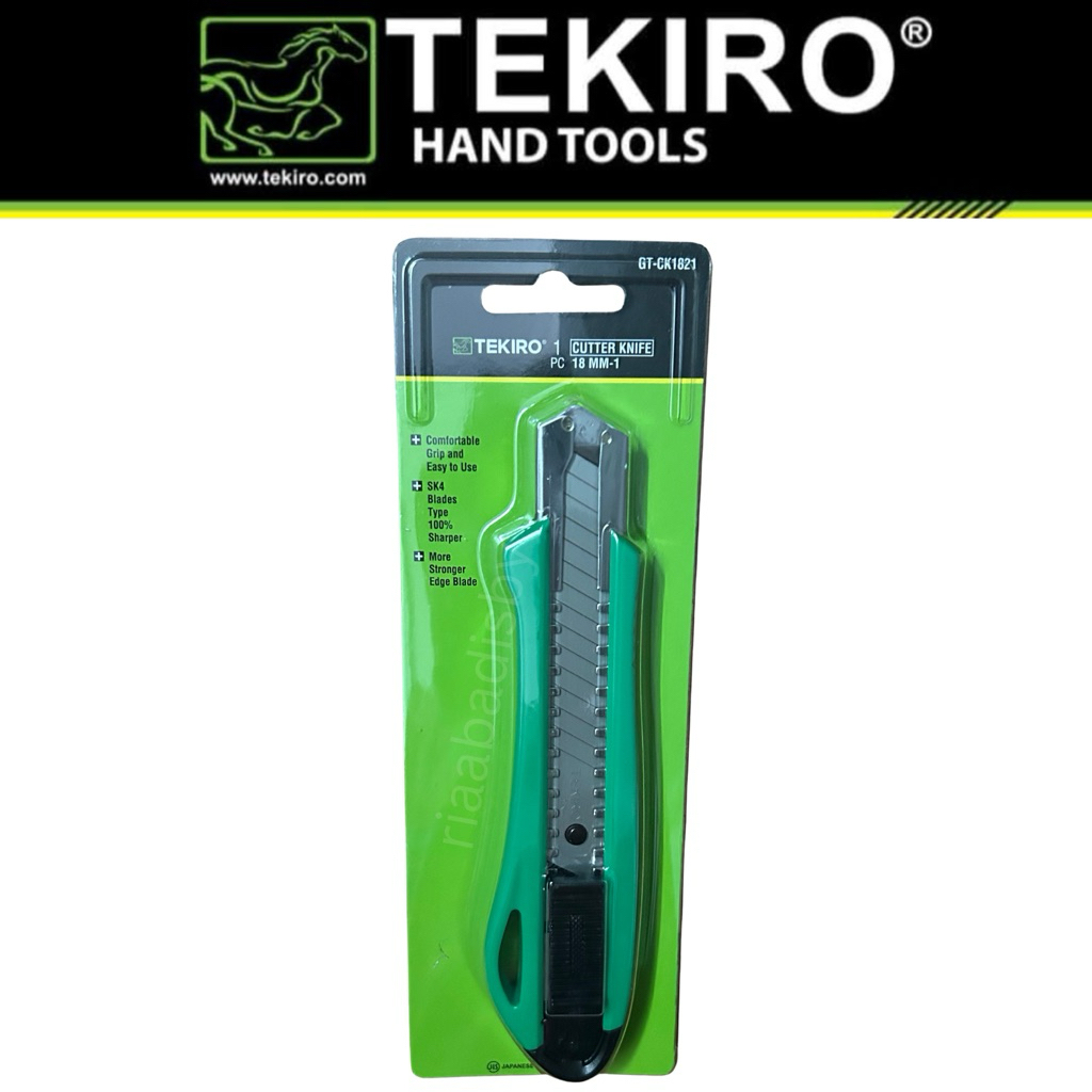 

PISAU CUTTER BESAR || Cutter Knife 18mm-1 || TEKIRO
