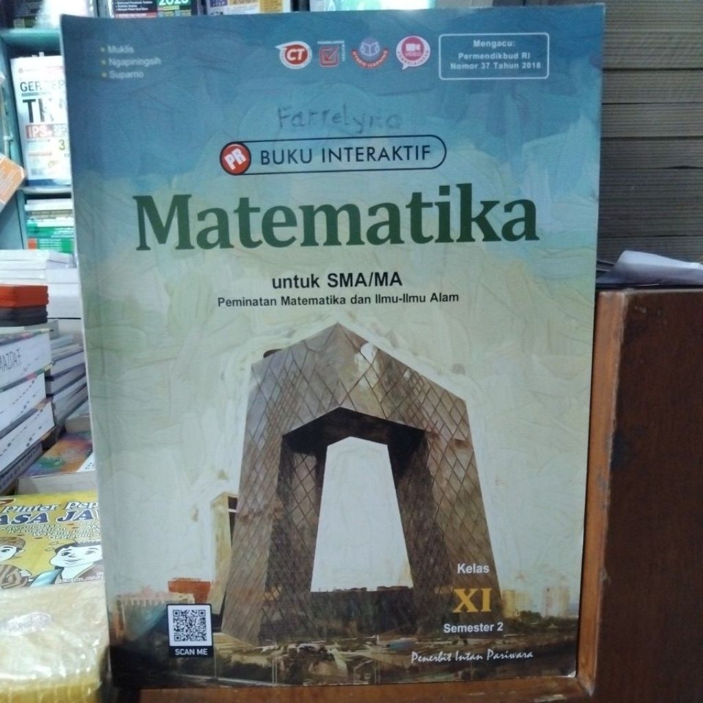 buku PR Matematika SMA 11 semester 2