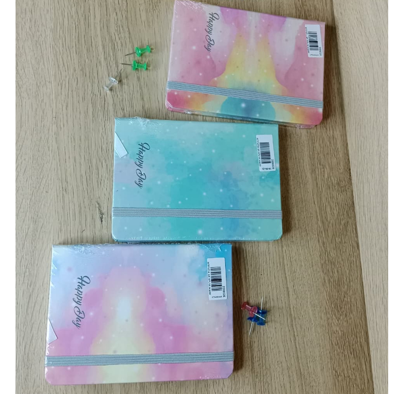 

NOTEBOOK A6 CATATAN CORAK TIE DYE HAPPY DAY AGENDA A6 XQ-16 HAPPY DAY [2006028]