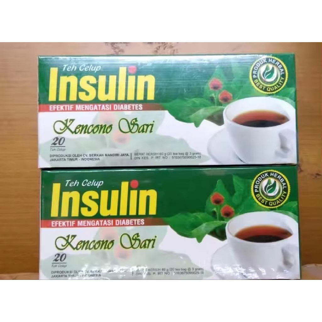 

Teh Celup Insulin Kencono Sari Original Mengatasi Diabetes