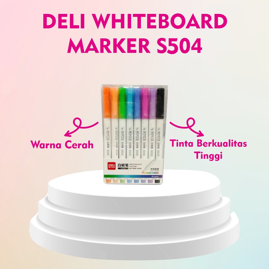 

DELI SPIDOL PAPAN TULIS WARNA S504/Deli Spidol Ajaib / Magic Floating Marker isi 8 warna graffiti, hasil gambar bisa mengapung di air S504