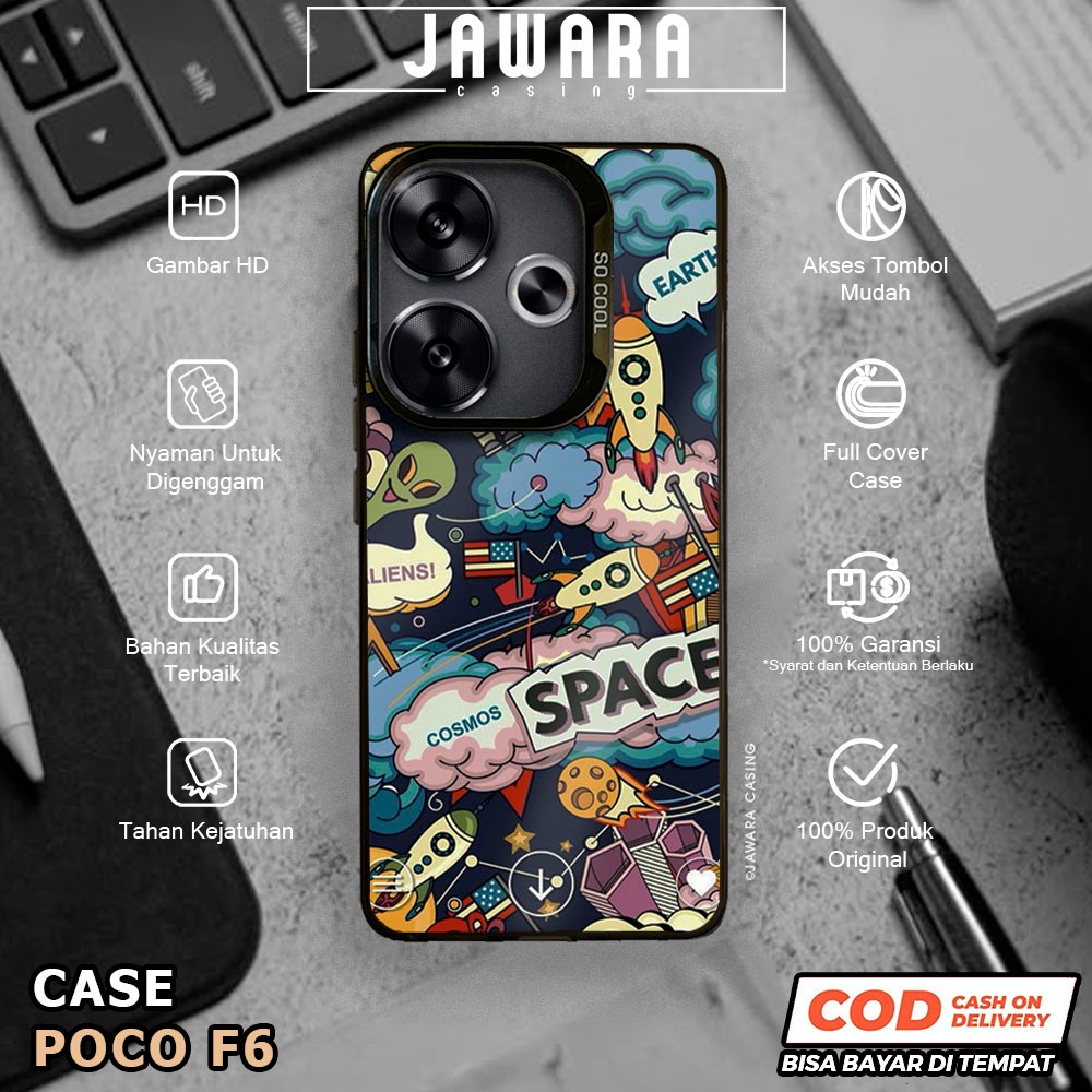 Casing Poco F6 Jawara Casing [AST2] Casing So Cool Premium Matte Softcase IMD Hybrid Hologram