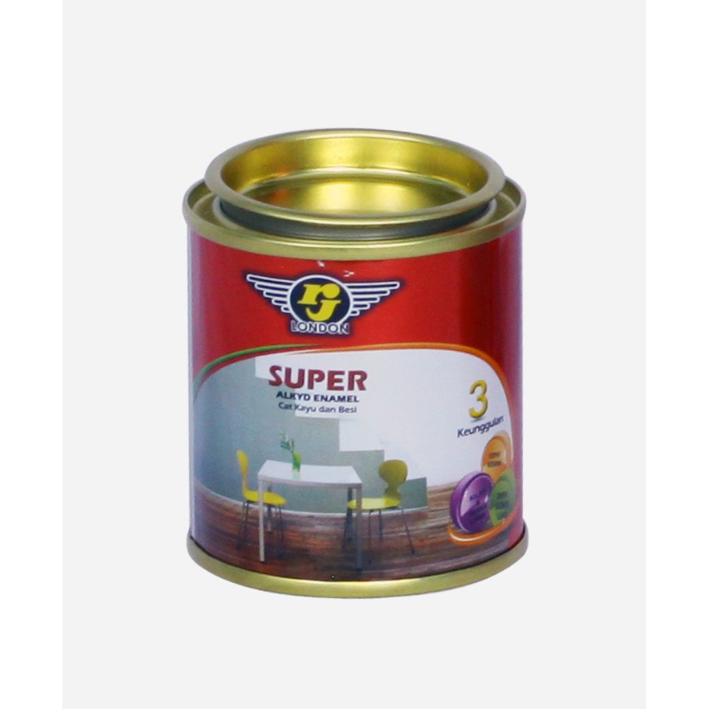 cat kayu besi cat minyak super enamel rj london 100ml