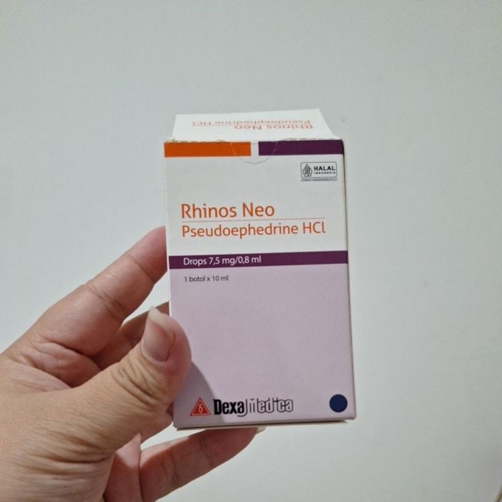 [PRE LOVED] Rhinos Neo Pseudoephedrine HCL obat flu dan hidung tersumbat