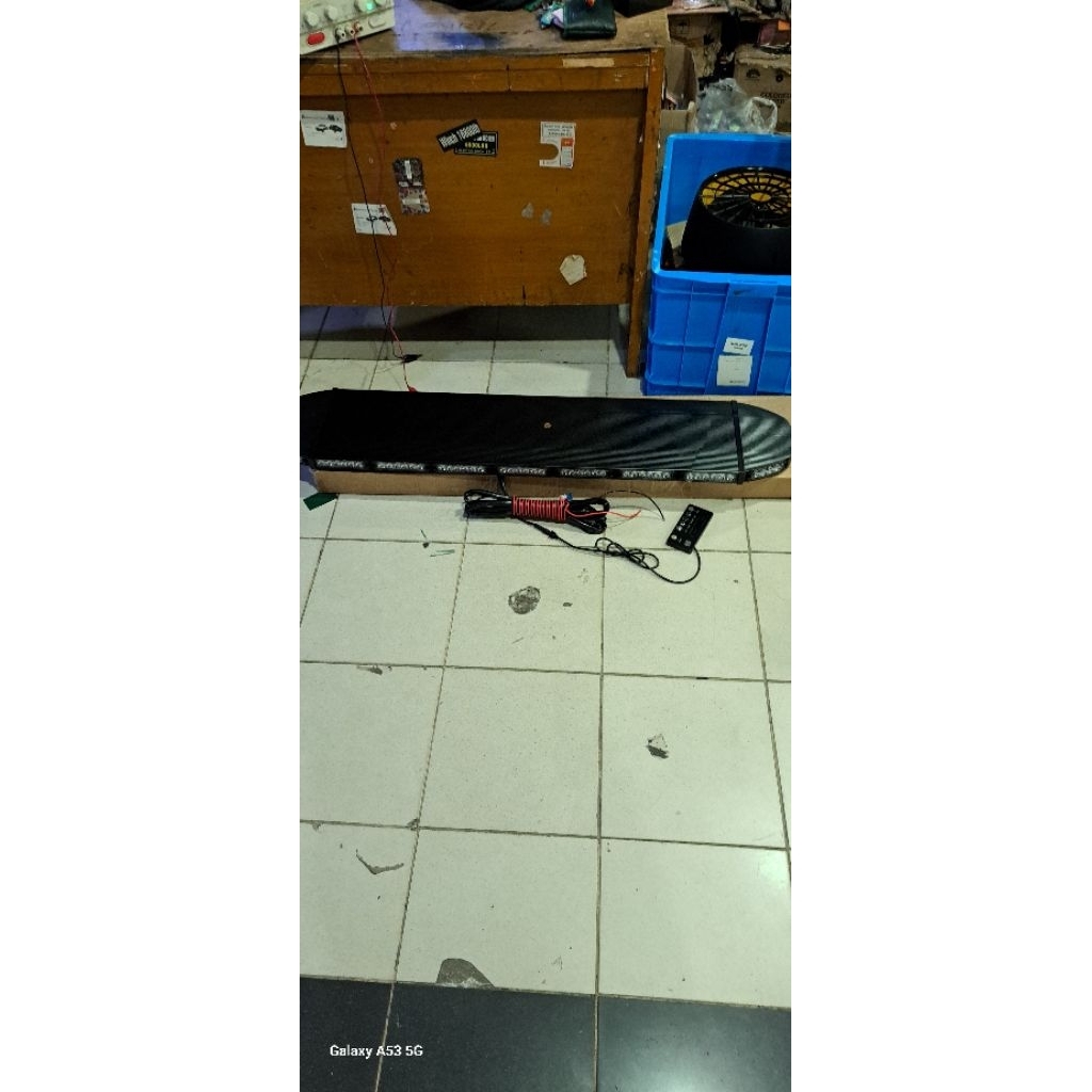 Lampu light bar slim led 120cm+indikator