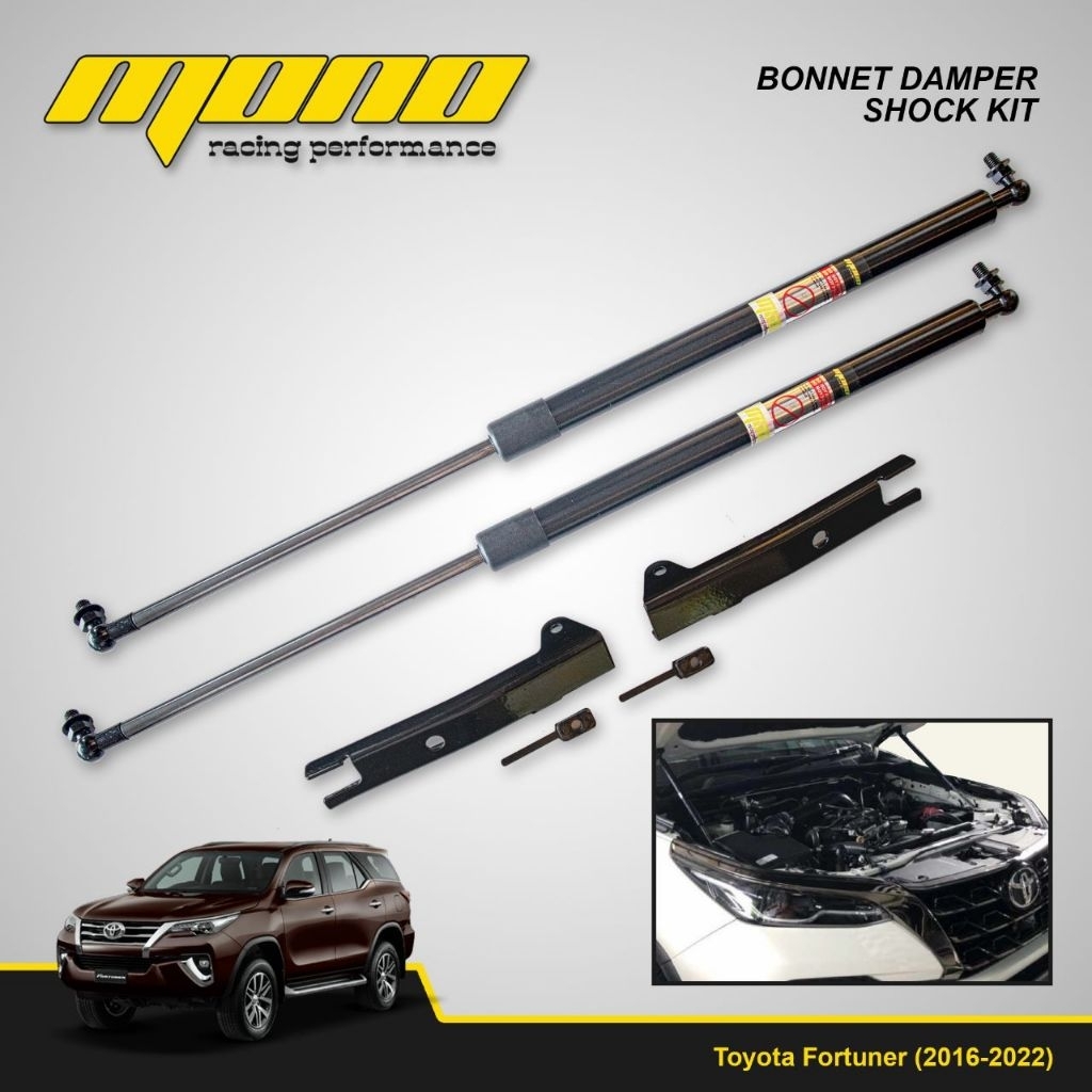 Shock  hidrolik kap mesin fortuner 2016 2017 2018 2019 2020 2021 2022  2023 vnt vrz GR